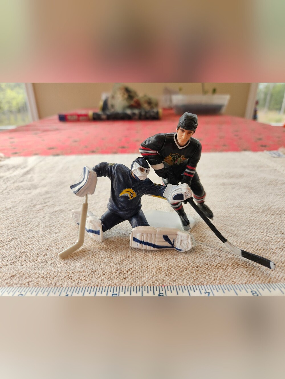 Tony Amonte Chicago Blackhawks And RYAN MILLER BUFFALO SABRES
